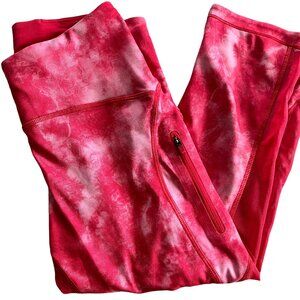 EUC Lululemon Pink Camo Leggings Size: 4
